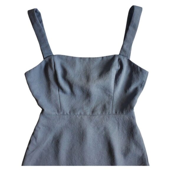 Wilfred Granite Blue New Encoulement Tie Back Dress Size 2 - Picture 3 of 9